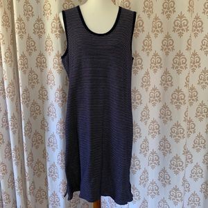 J. Crew striped tank dress M